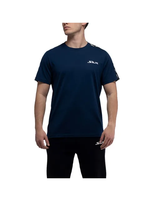 Camiseta Siux Algodon Sesat Navy | Ofertas de pádel